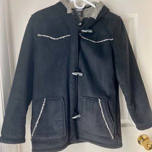 Woolrich Sherpa Lined Hooded Parka Jacket Sz SM